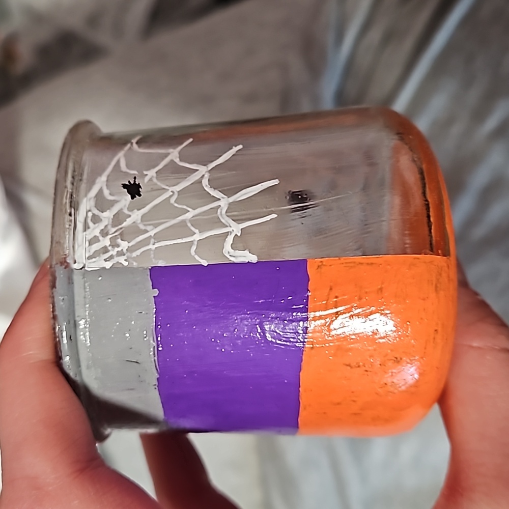 Ghost in an Upcycled Oui Jar - Picture 4 of 7